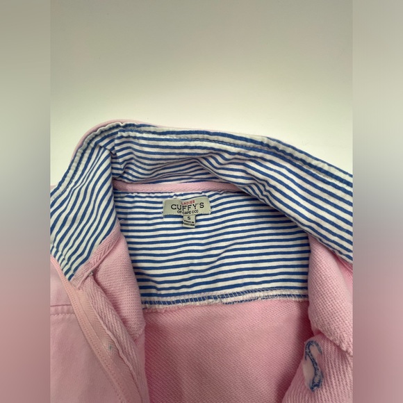 CUFFY'S of CAPE COD light Pink Full Zip Sweatshirt size small - Picture 4 of 8